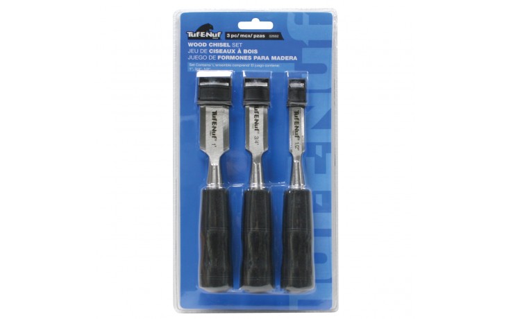 3pc Short Wood Chisel Set