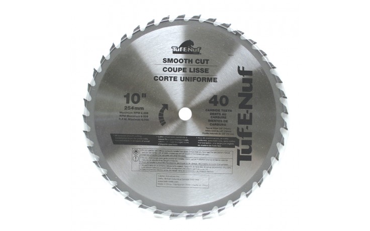 10" 40T ATB Ripping & Cross-Cutting Blade - Bulk