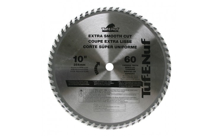 10" 60T ATB Fine Finishing Blade - Bulk