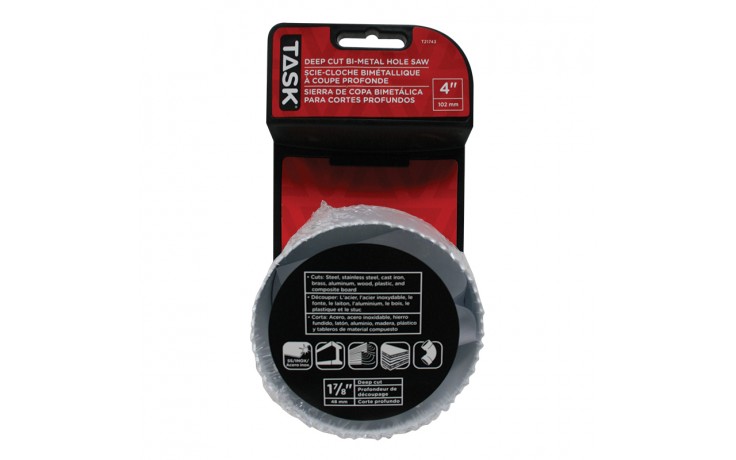 4" Deep Cut Bi-Metal Hole Saw  - 1/pack