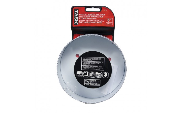 6" Deep Cut Bi-Metal Hole Saw  - 1/pack