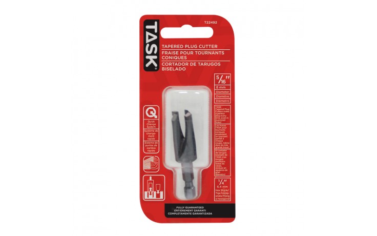 5/16" Tapered Plug Cutter - 1/pack