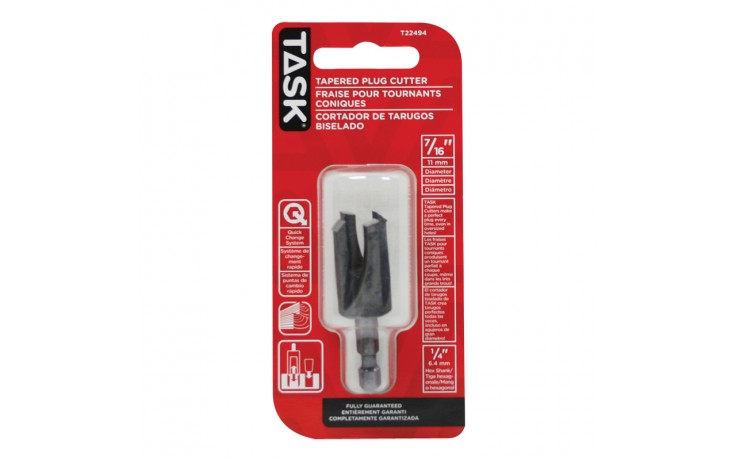 7/16" Tapered Plug Cutter - 1/pack