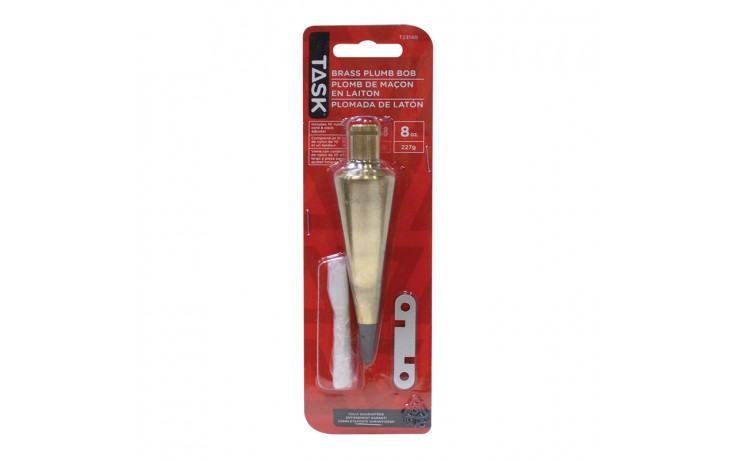 8 oz. Brass Plumb Bob - 1/pack