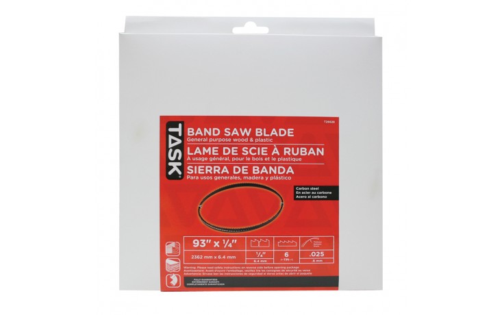 93" 1/4" 6 TPI Band Saw Blade - 1/pack