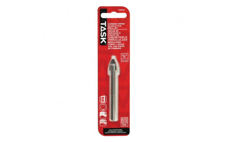 3/8" Glass & Tile Drill Bit - 1/pack