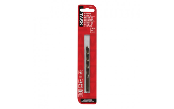 1/4" Split Point Cobalt Drill Bit - 1/pack