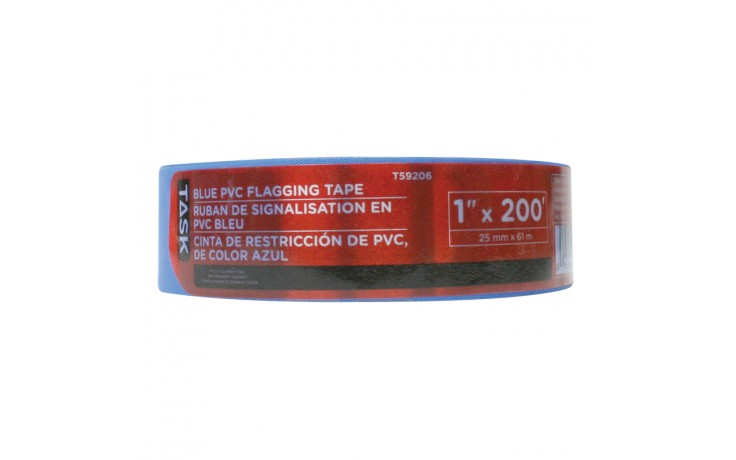 1" x 200' Blue PVC Flagging Tape