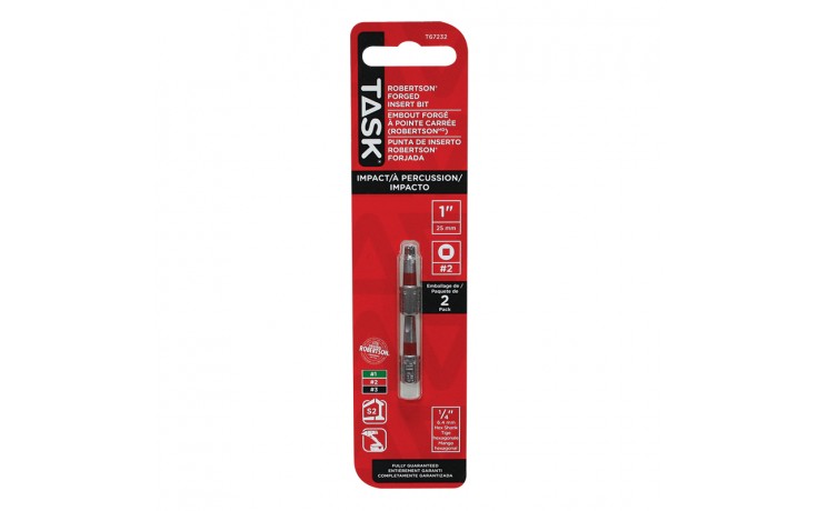 #2 ROB 1" IMPACT Driver Bit - 2/pack