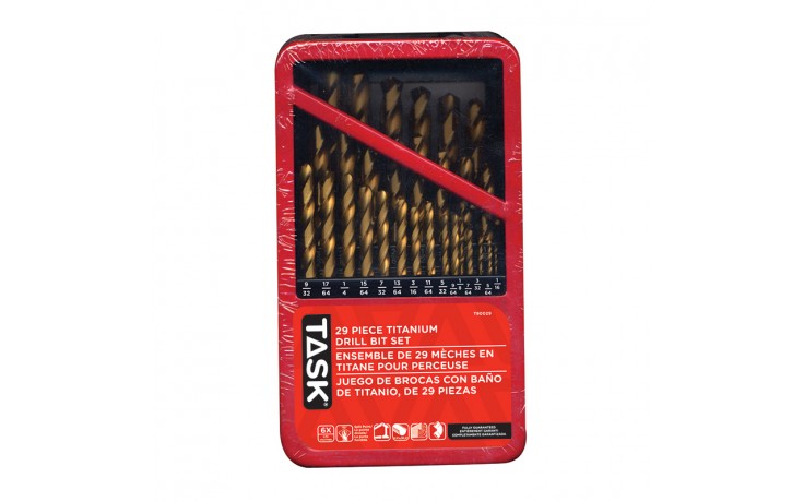 29-Piece Metal Index Drill Bit Set