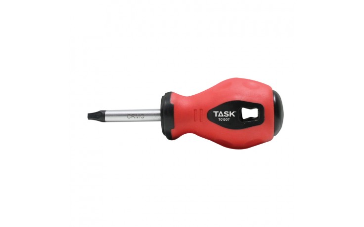 #2 Square Recess 1-1/2" Stubby Soft Grip Screwdriver - Bulk