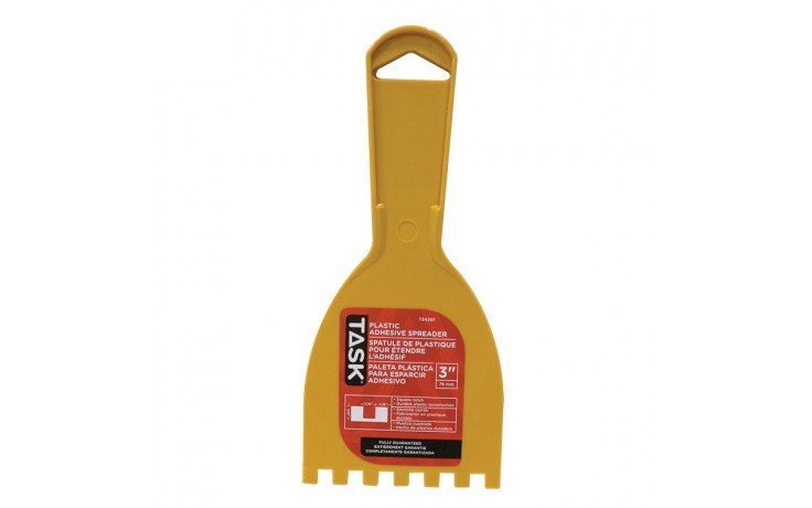3" (1/4"x1/4"x1/4") Plastic Squre Notch Adhesive Spreader