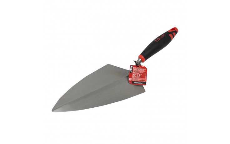 12" X 6" Philadelphia Pattern Brick Trowel W/Flexfit Grip