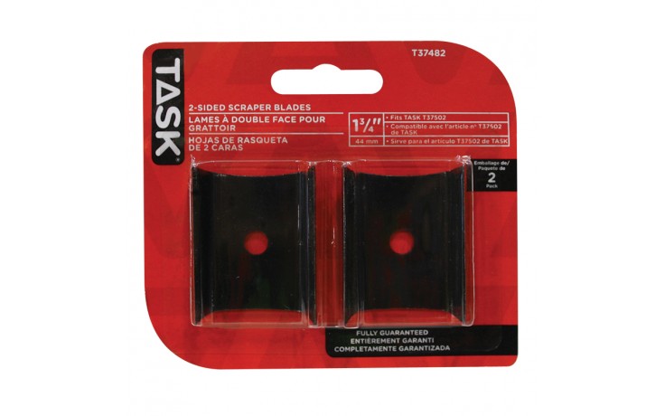 1-3/4" Replacemenet 2-Sided Scraper Blades - 2/pack