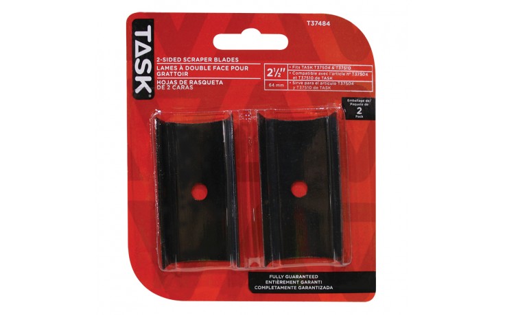 2-1/2" Replacemenet 2-Sided Scraper Blades - 2/pack