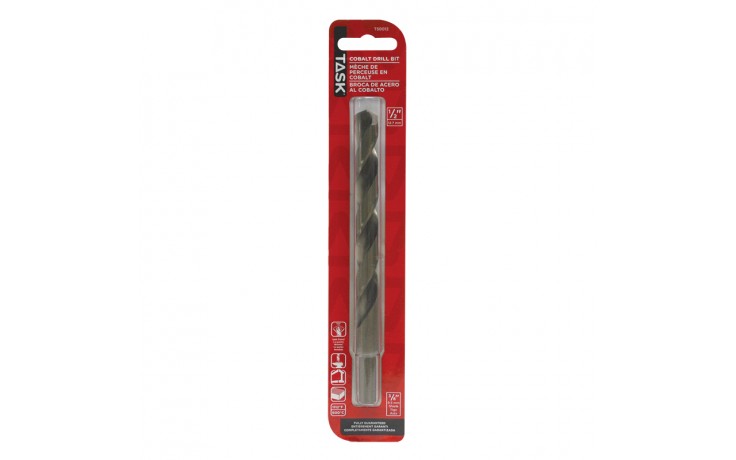 1/2" Reduced Shank (3/8") Split Point Cobalt Drill Bit - 1/pack