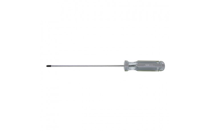 #1 Phillips 8" Long Elite Acetate Hard Grip Screwdriver - Bulk