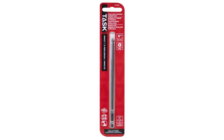 #2 Phillips 6" IMPACT Driver Bit - 1/Pk 