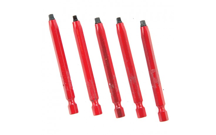 #2 Robertson® 3" Red Two-Piece Screwdriver Bit - Bulk