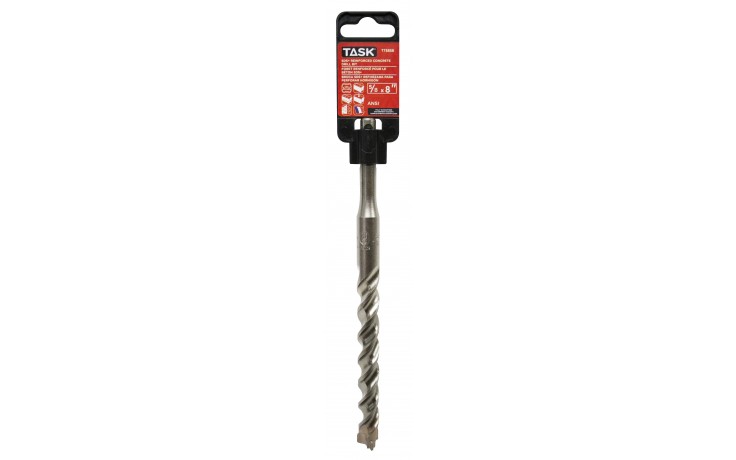 5/8" x 8" SDS+ 3-Edge Rotary Hammer Drill Bit  - 1/pk