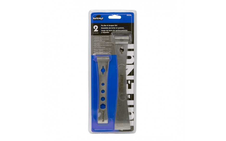 2pcs Multi-Purpose Pry Bar and Scraper Set 
