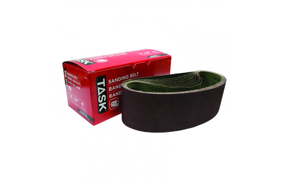 3" x 24" 80 Grit Sanding Belt - Boxed