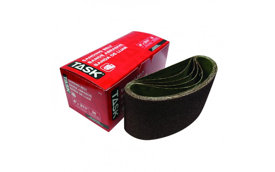 4" x 21-3/4" 36 Grit Sanding Belt - Boxed