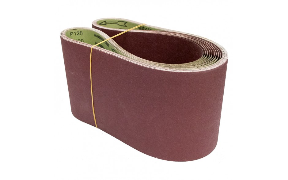 6" x 48" 120 Grit Sanding Belt - Bulk