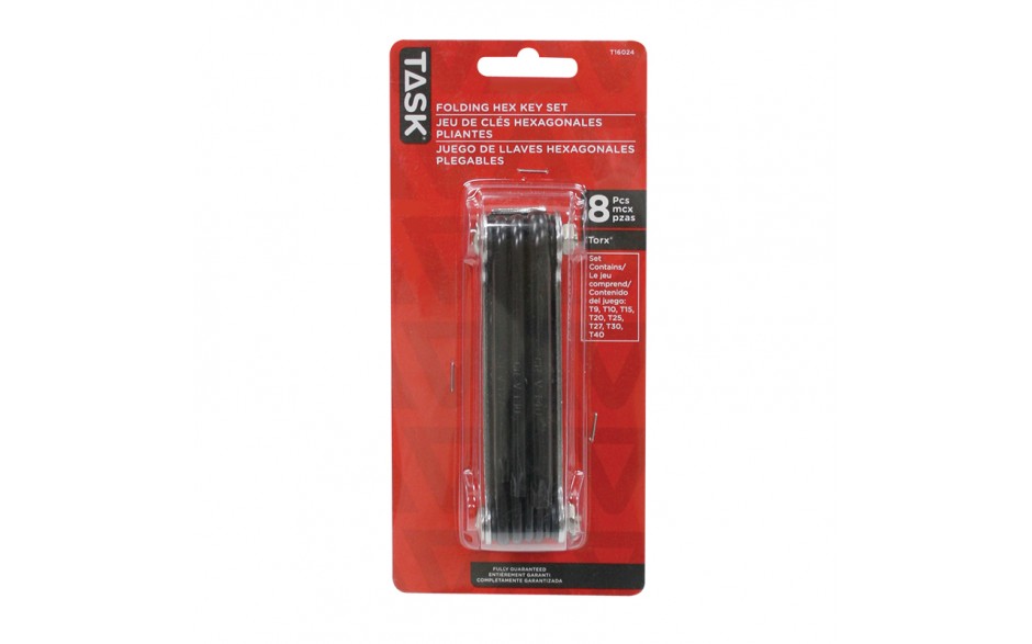 8pc Torx Classic Metal Frame Hex Key Set - 1/pack