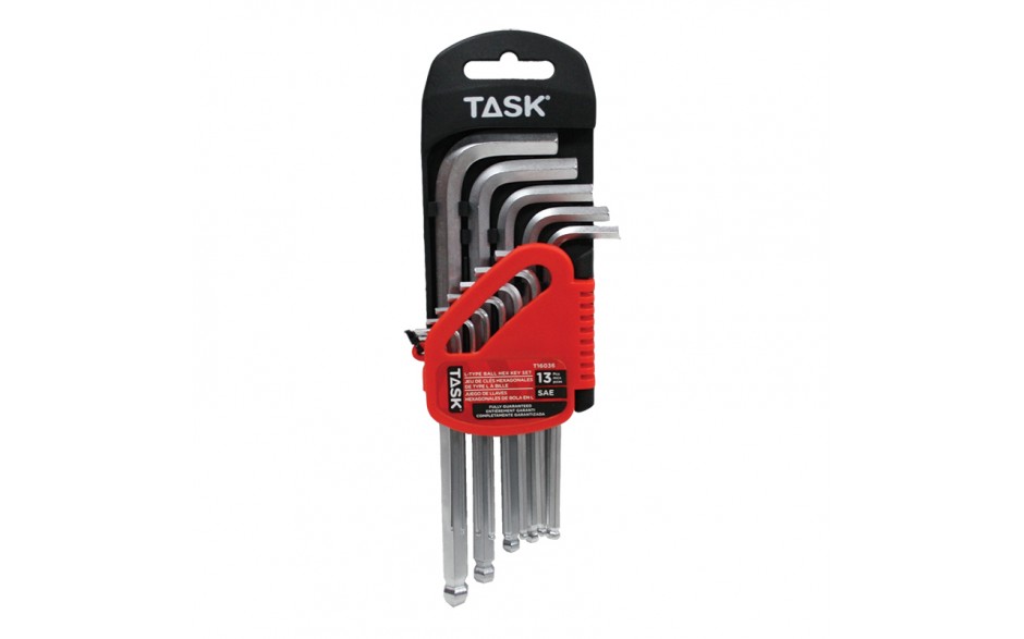 13pc SAE Ball-End L-Type Hex Key Set - 1/pack