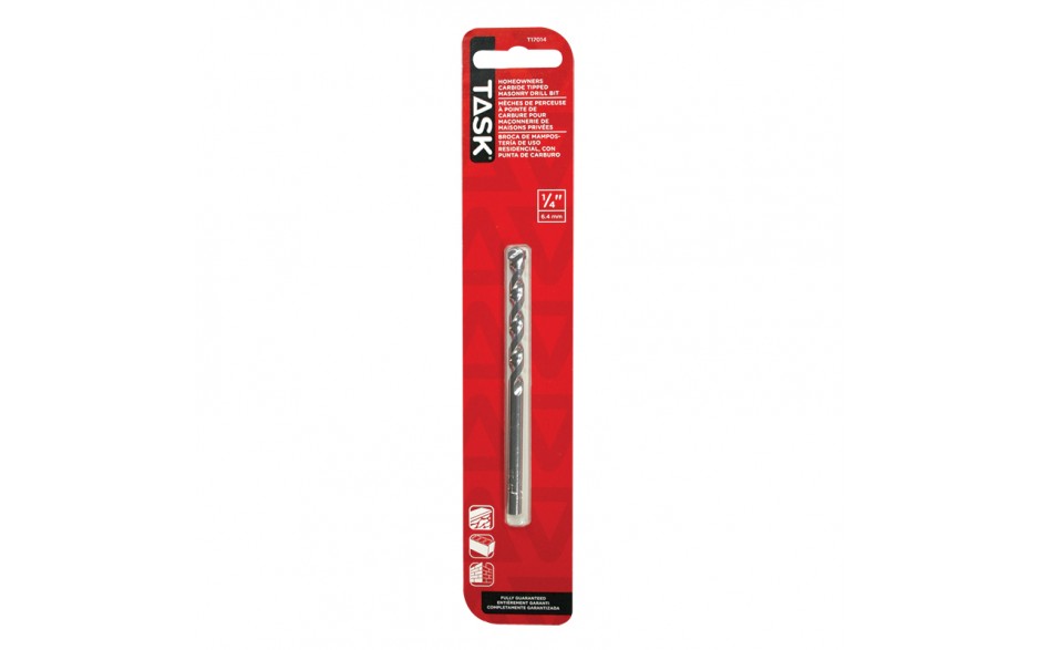 1/4" Rotary Masonry Drill Bit - 1/pack