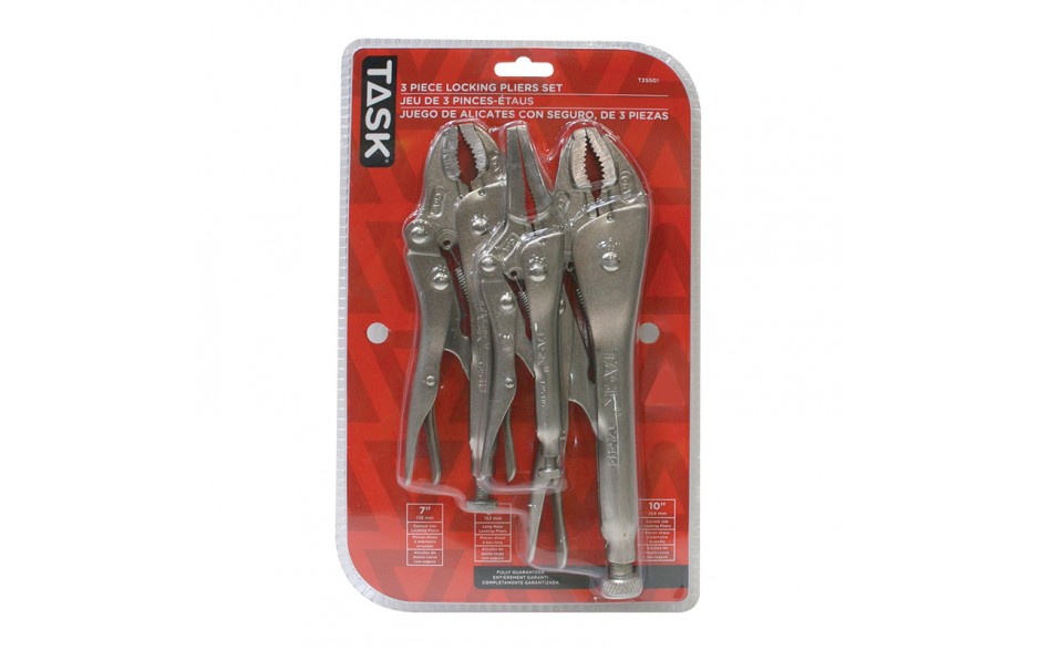 3pc Locking Pliers Set