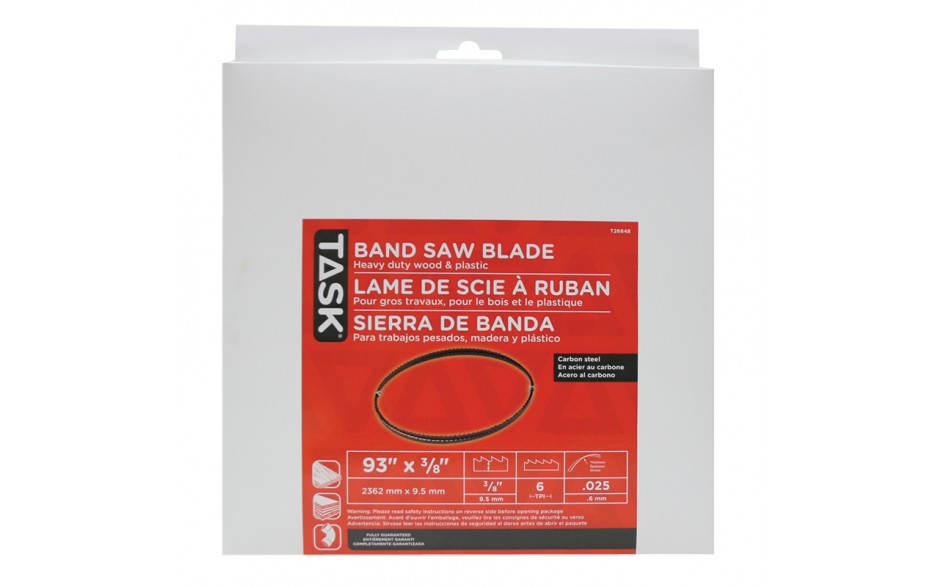 93" 3/8" 6 TPI Band Saw Blade - 1/pack