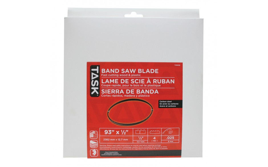 93" 1/2" 4 TPI Band Saw Blade - 1/pack