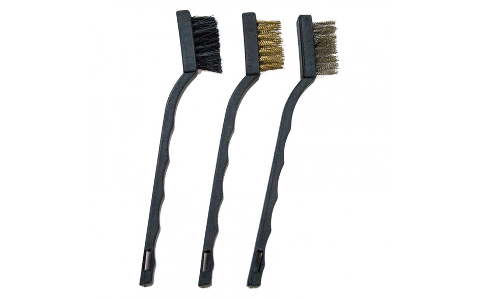 3pc Assorted Mini Brush Set – Clamshell –