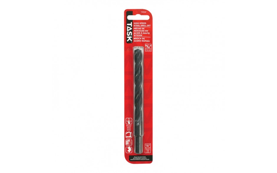 15/32" Reduced Shank (3/8") Split Point HSS Drill Bit - 1/pack