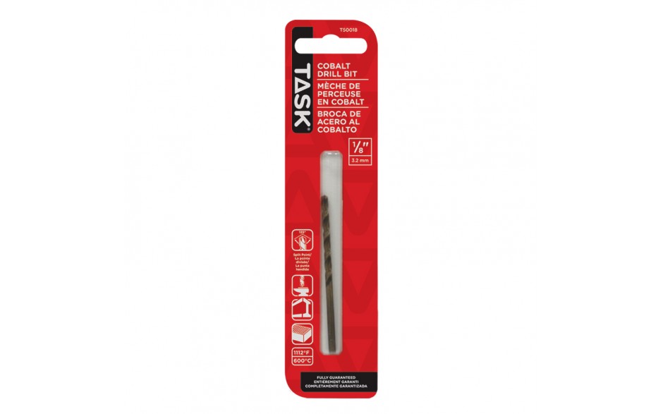 1/8" Cobalt Drill Bit - 1/pack