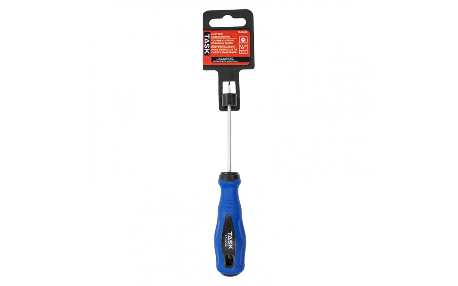 1/8" Slotted 3" Soft Grip Screwdriver - 1/pack
