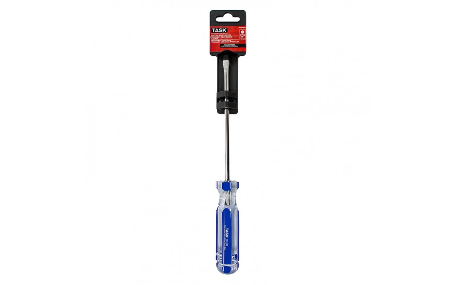 1/4" Slotted 6" Elite Acetate Hard Grip Screwdriver - 1/pack