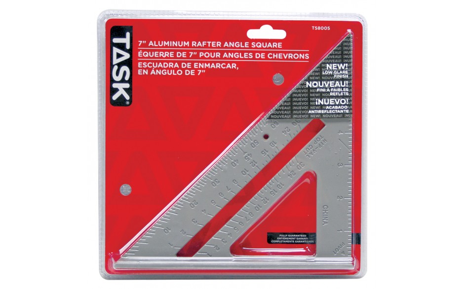 Aluminum Triangular Rafter Square - 1/pack