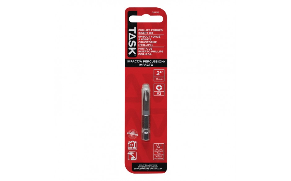 #3 PH 2" IMPACT Driver Bit - 1/pack