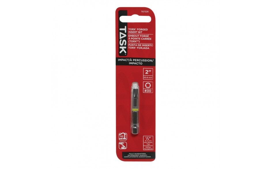 T30 Torx 2" IMPACT Driver Bit - 1/pack