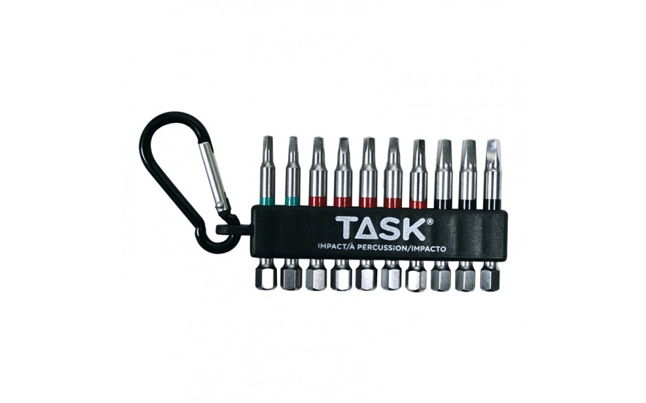 10pc Mixed Robertson® IMPACT Carabiner Clip - Bulk