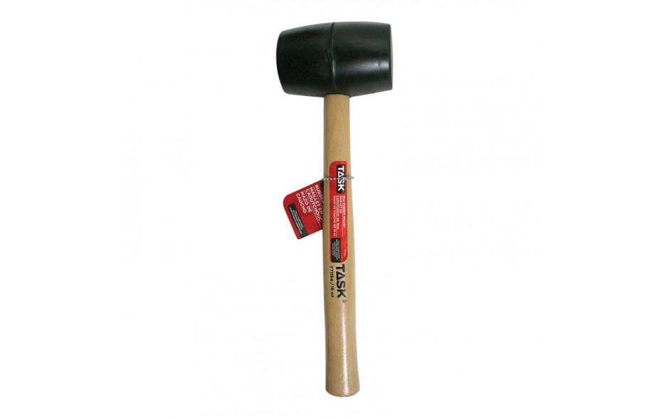 16 oz. Black Rubber Mallet