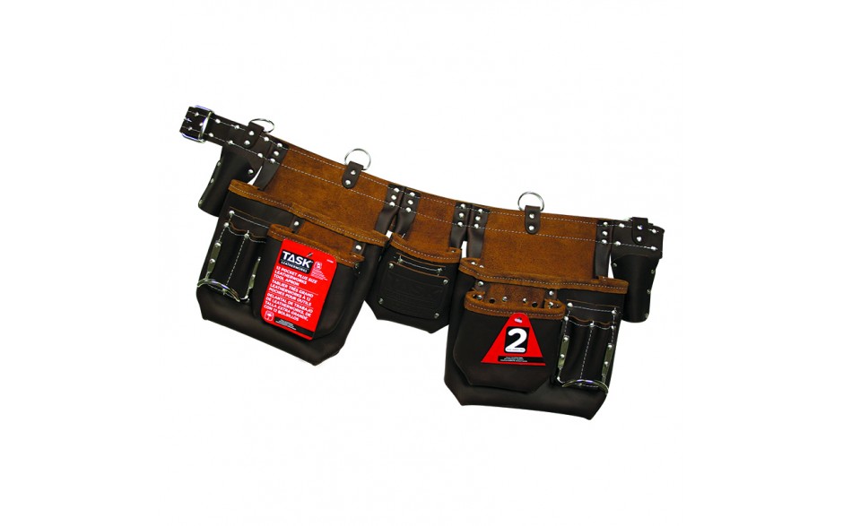 Brown 12 Pocket Master Carpenter PLUS Apron - 1/pack