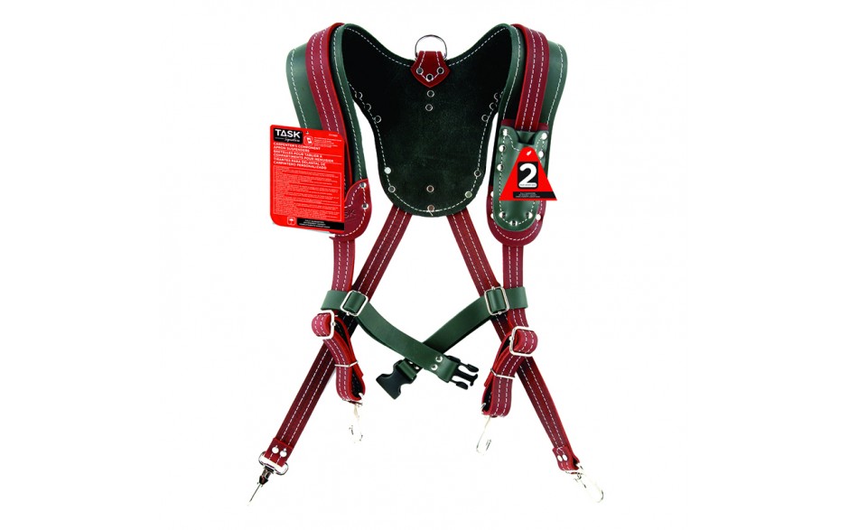 Green & Burgundy Suspender Harnesses - 1/pack