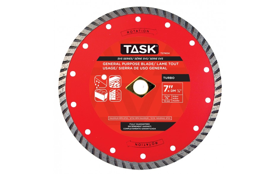 7" Turbo SVS Diamond Blade - 10 per Display Box