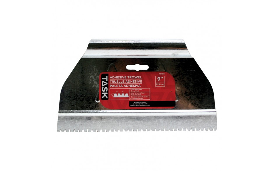 9" (3/16" x 1/8" x 1/8") V-Notch Adhesive Spreader