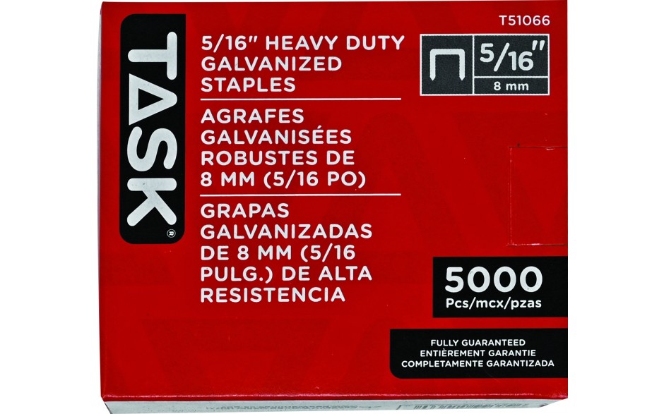 5/16" Heavy Duty Galvanized Staples