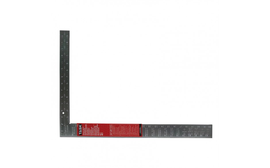 24" Heavy Duty Aluminum Rafter Square (Embossed Markings)